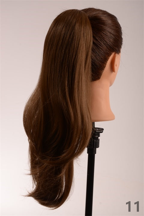 Brown ponytail wig best sale